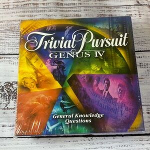 Vintage 1996 Parker Brothers Trivial Pursuit Genus IV New Sealed